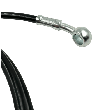 A sealed hydraulic assembly, not a length of hose
