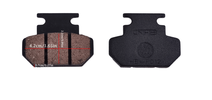 Yozma - IN10 - OEM Rear Brake Pads — view 4 of 4
