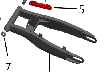 Yozma - IN10 Pro - OEM Swingarm — view 4 of 4