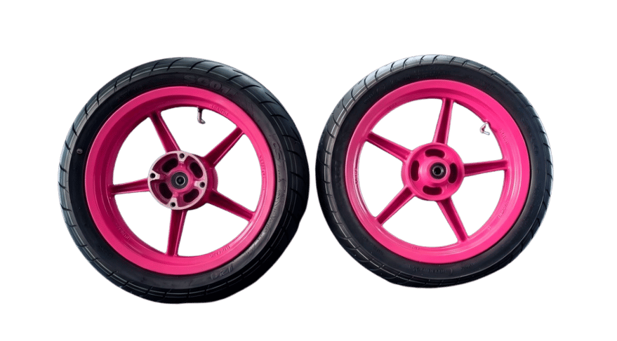Yozma - IN10 PRO- OEM 14" Supermoto Wheel Set — Pink — view 1 of 16