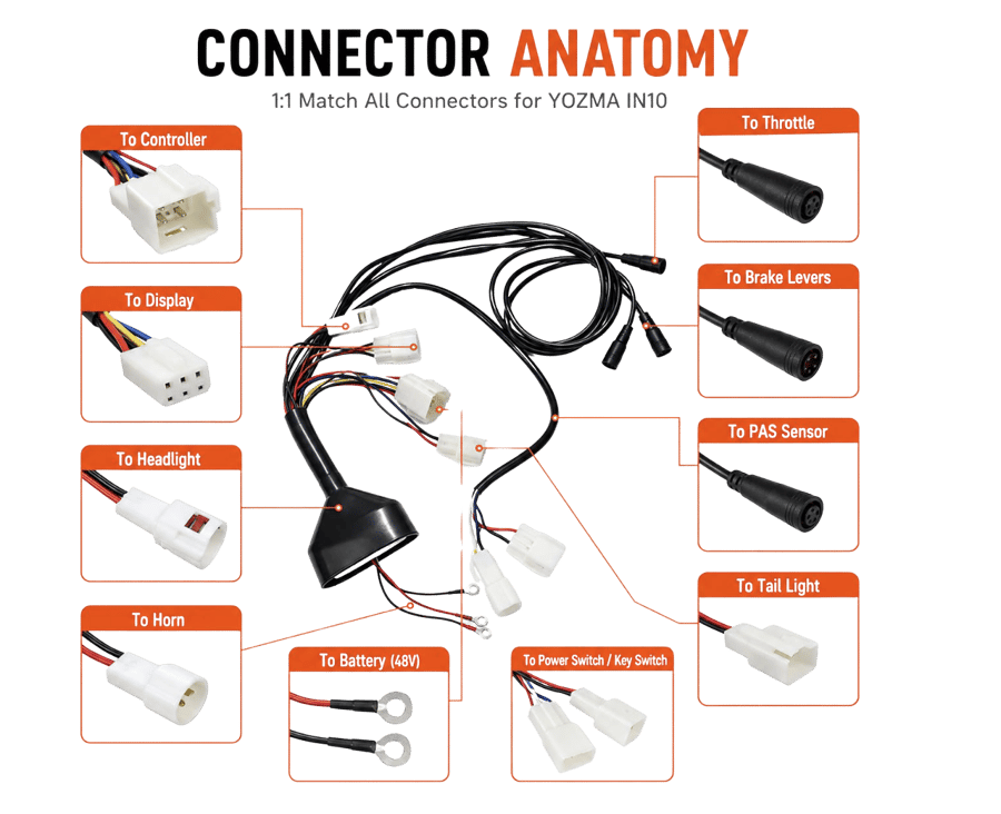 Yozma - IN10 - OEM Wire Harness Assembly — view 5 of 7