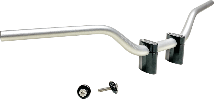 Warp 9 - MX/Offroad 1-1/8" Tapped Handlebars — Silver
